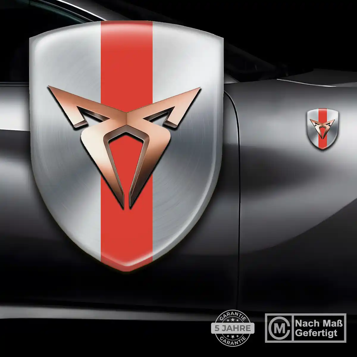 Cupra Aufkleber 3D Gel Embleme Auto Stilvolles Design