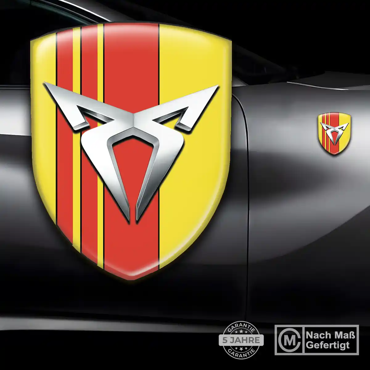 Cupra Aufkleber 3D Gel Embleme Premium-Edition