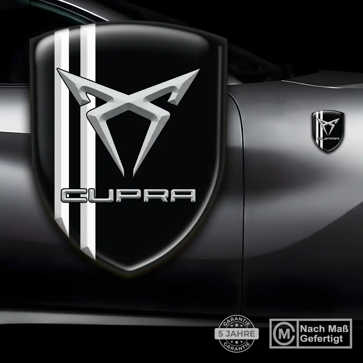 Cupra Aufkleber 3D Gel Embleme Stilvolles Design