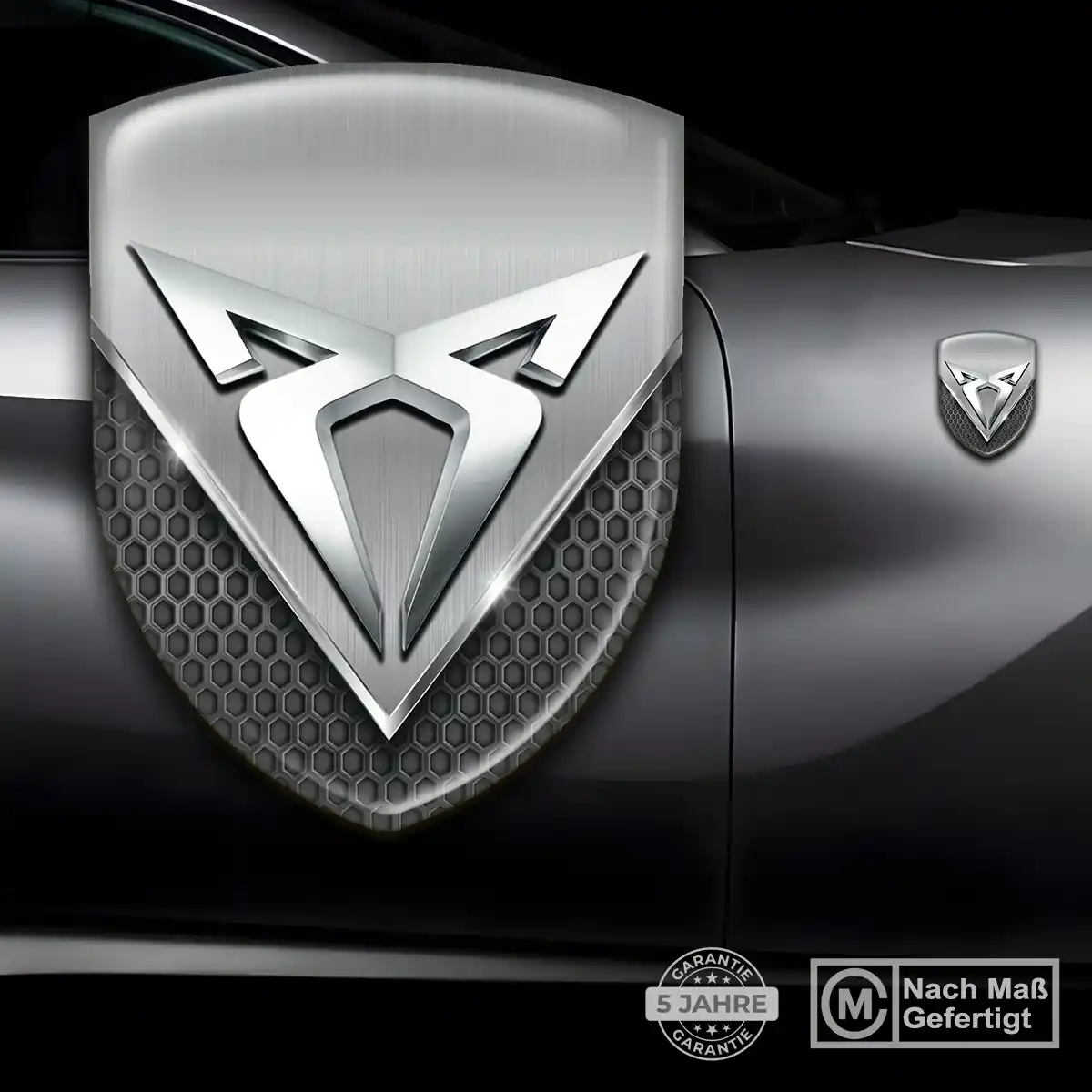 Cupra Aufkleber 3D Gel Silikon Auto Premium-Edition