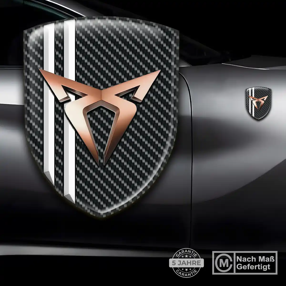 Cupra Aufkleber 3D Gel Silikon Premium-Edition
