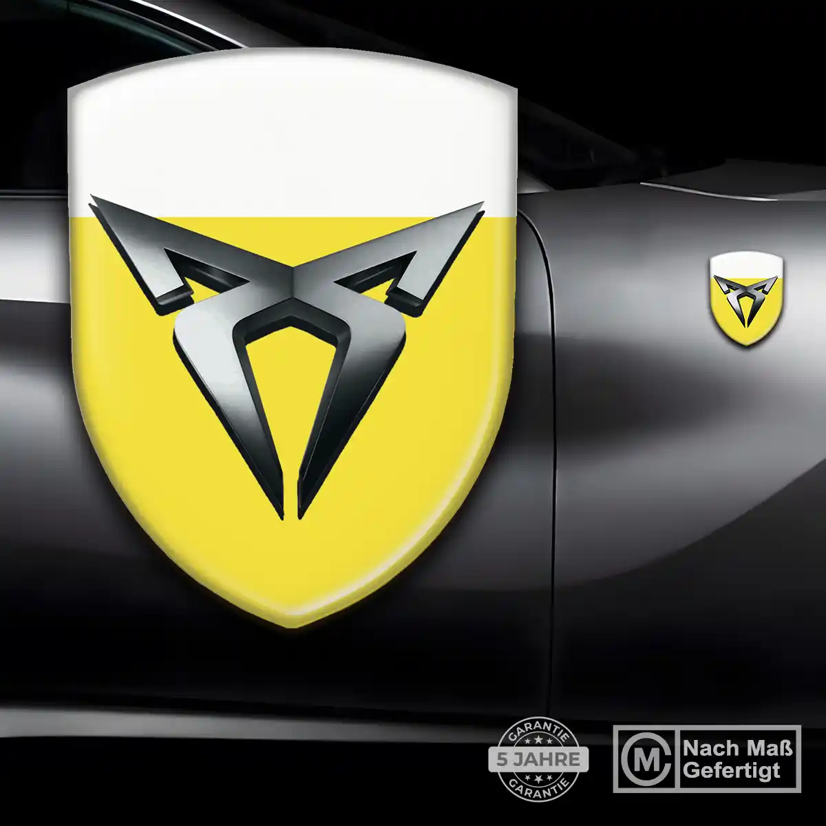 Cupra Aufkleber 3D Gel Wappen Auto Hohe Qualität
