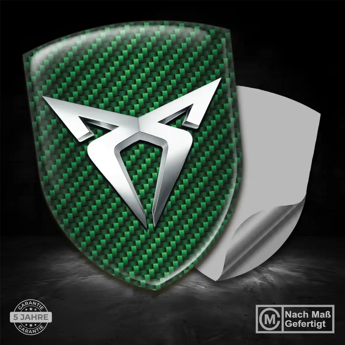 Cupra Aufkleber 3D Gel Wappen Auto Limitierte Auflage