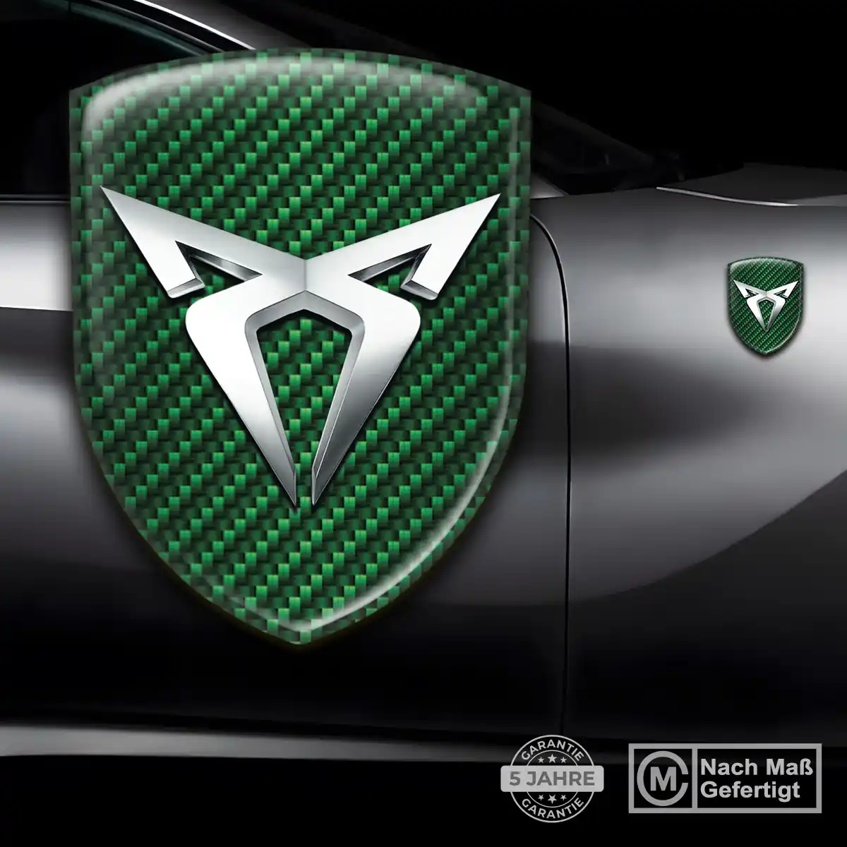 Cupra Aufkleber 3D Gel Wappen Auto Limitierte Auflage