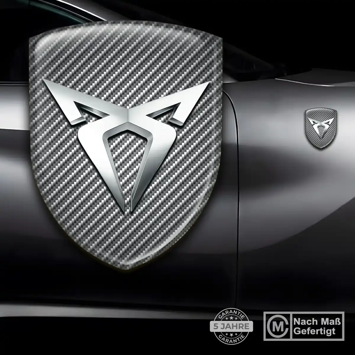 Cupra Aufkleber 3D Gel Wappen Hohe Qualität