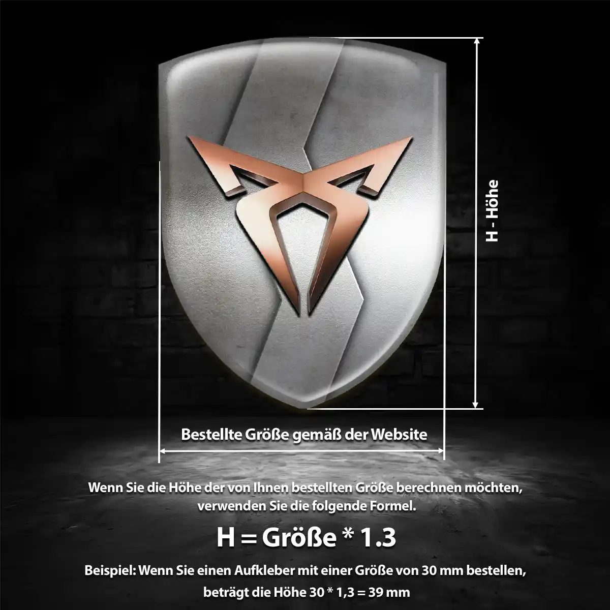Cupra Aufkleber Emblem Auto Limitierte Auflage