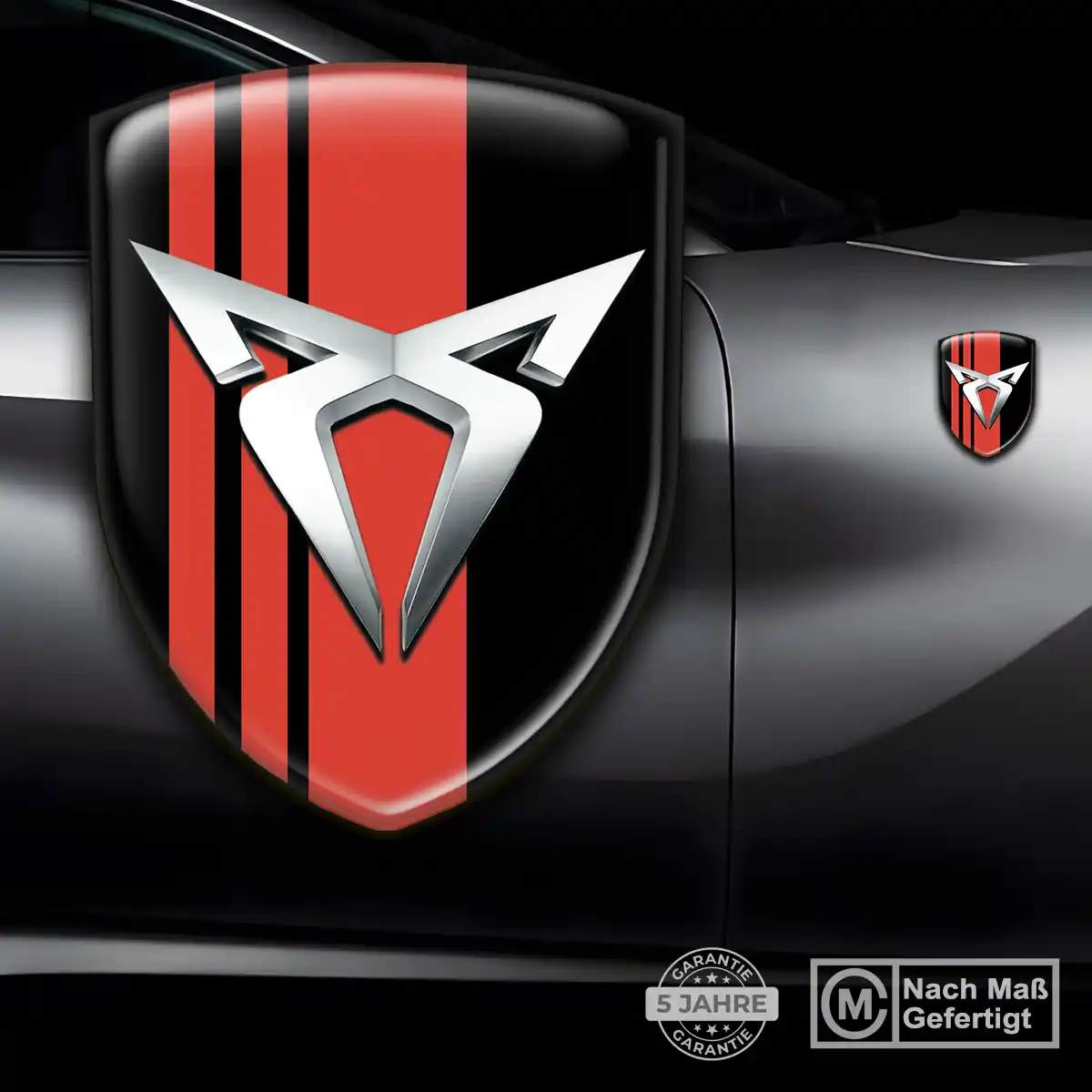 Cupra Aufkleber Emblem Premium-Edition
