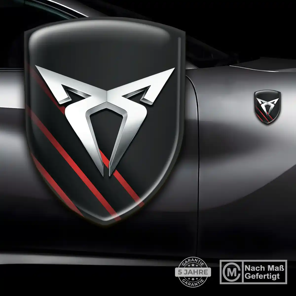 Cupra Aufkleber Emblem Stilvolles Design