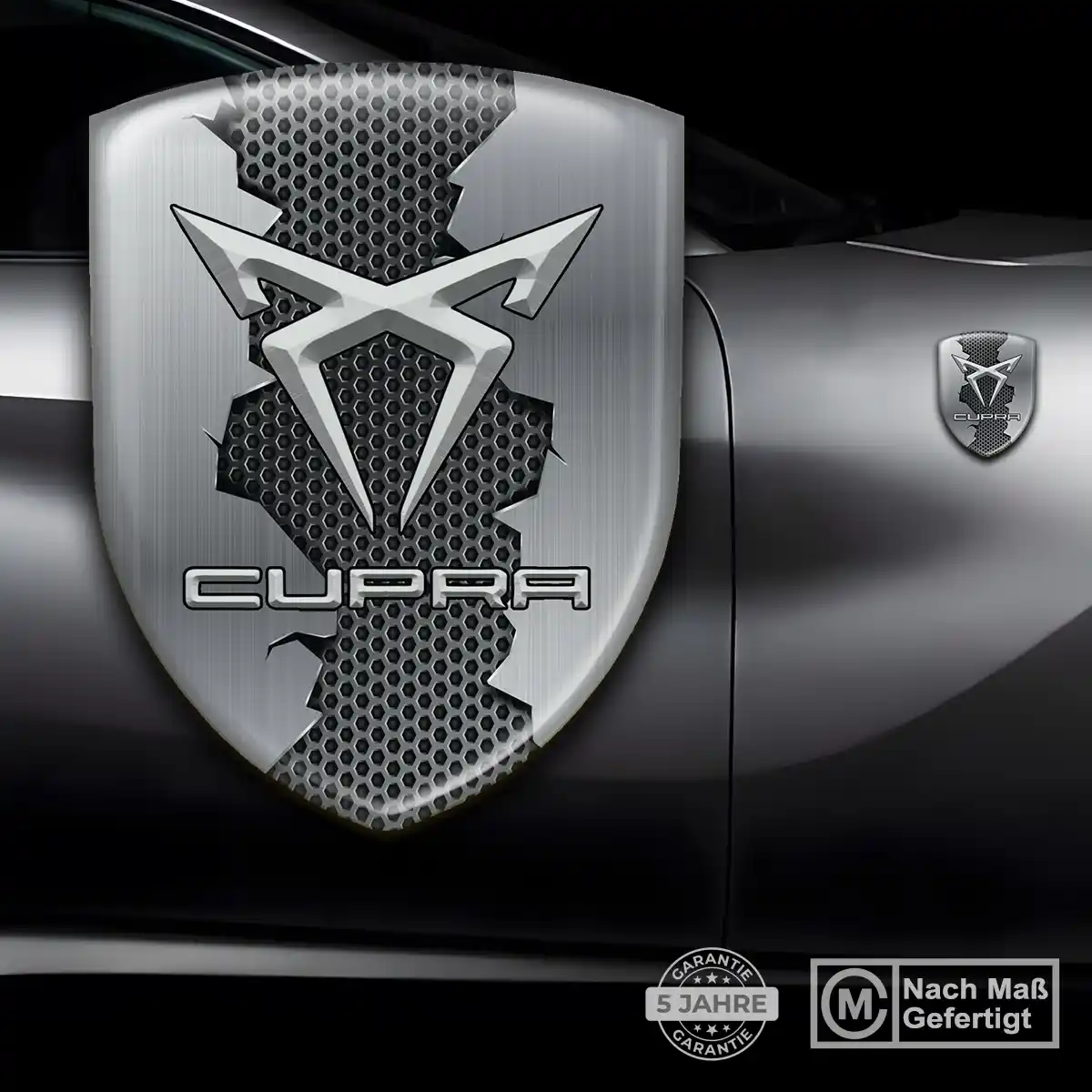 Cupra Aufkleber Emblem Wappen Auto Premiumqualität