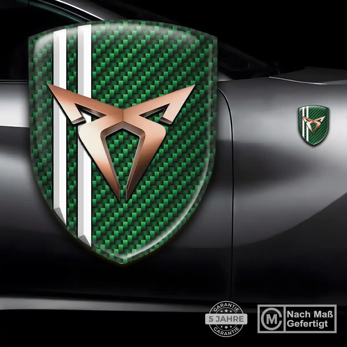 Cupra Aufkleber Emblem Wappen Auto Stilvolles Design