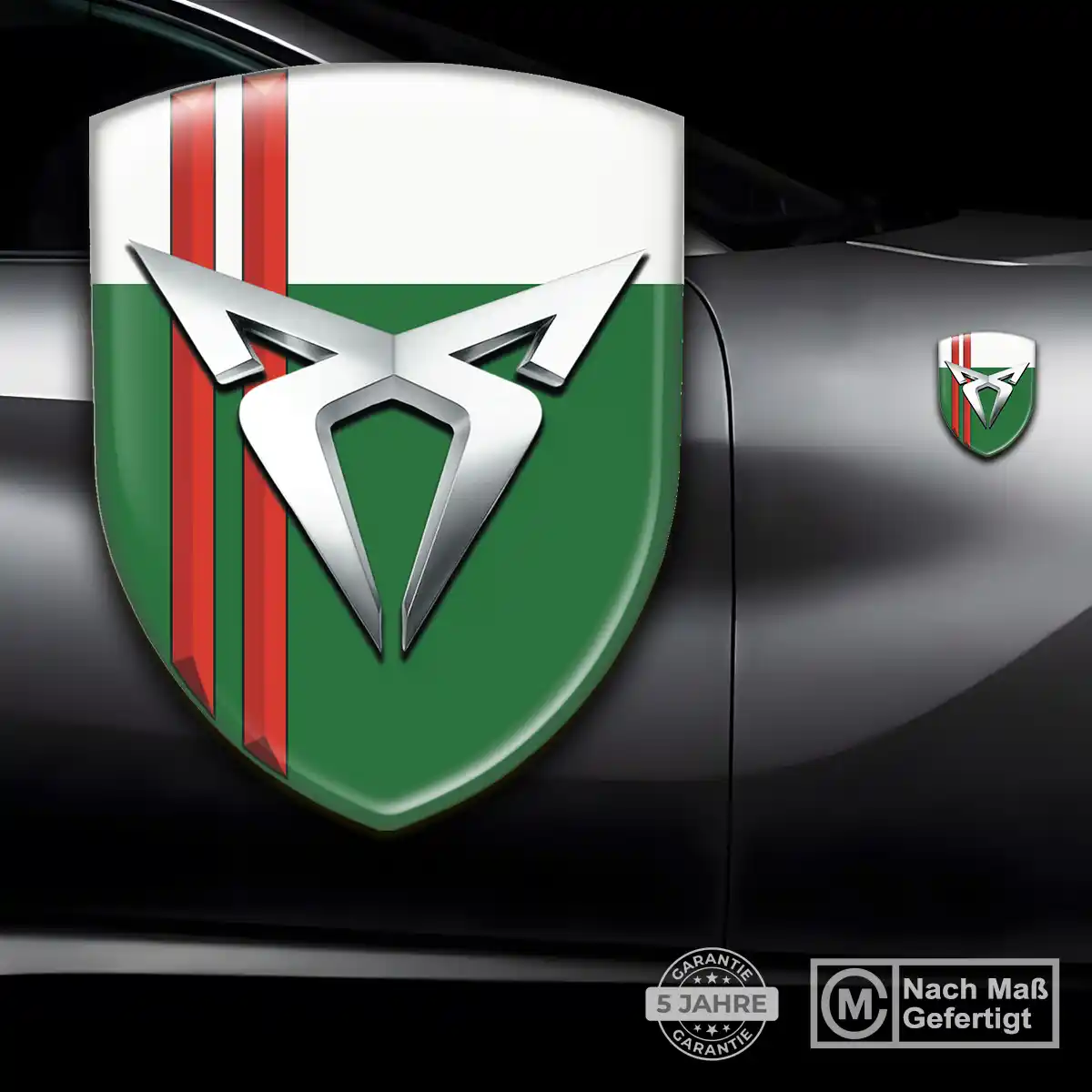 Cupra Aufkleber Emblem Wappen Hohe Qualität
