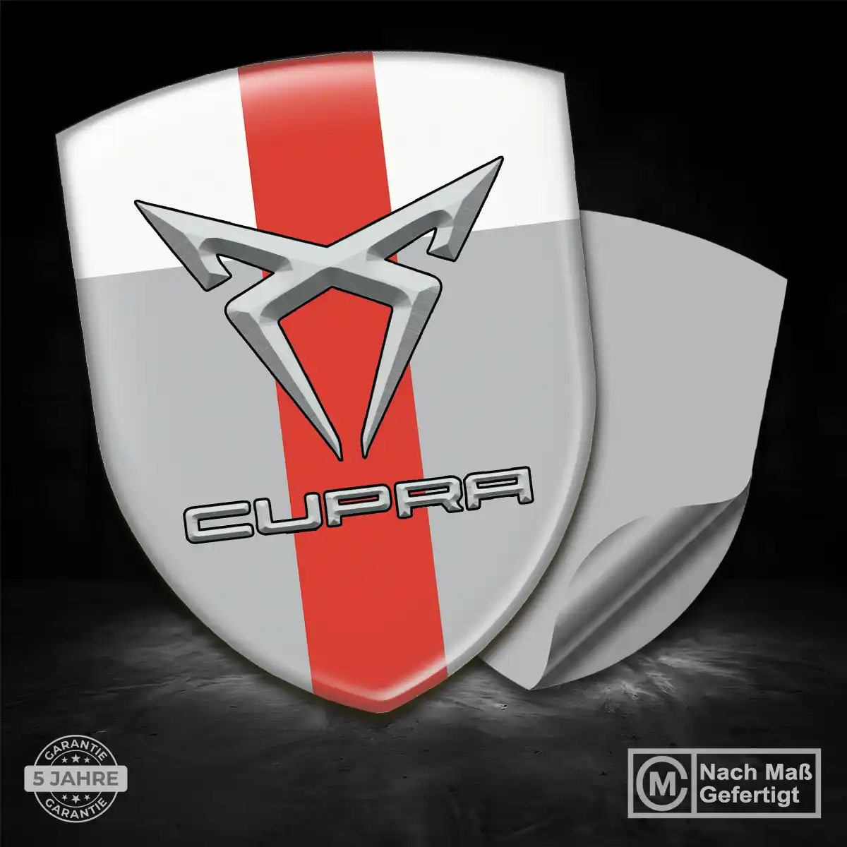 Cupra Aufkleber Emblem Wappen Premiumqualität