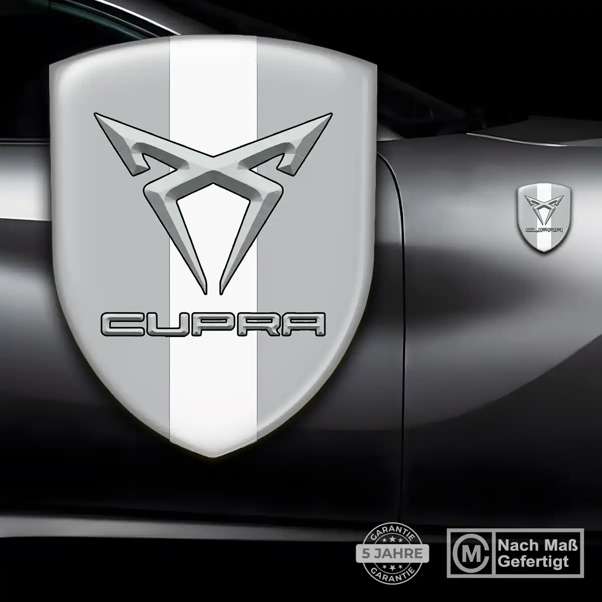 Cupra Aufkleber Embleme Silikon Auto Premium-Edition