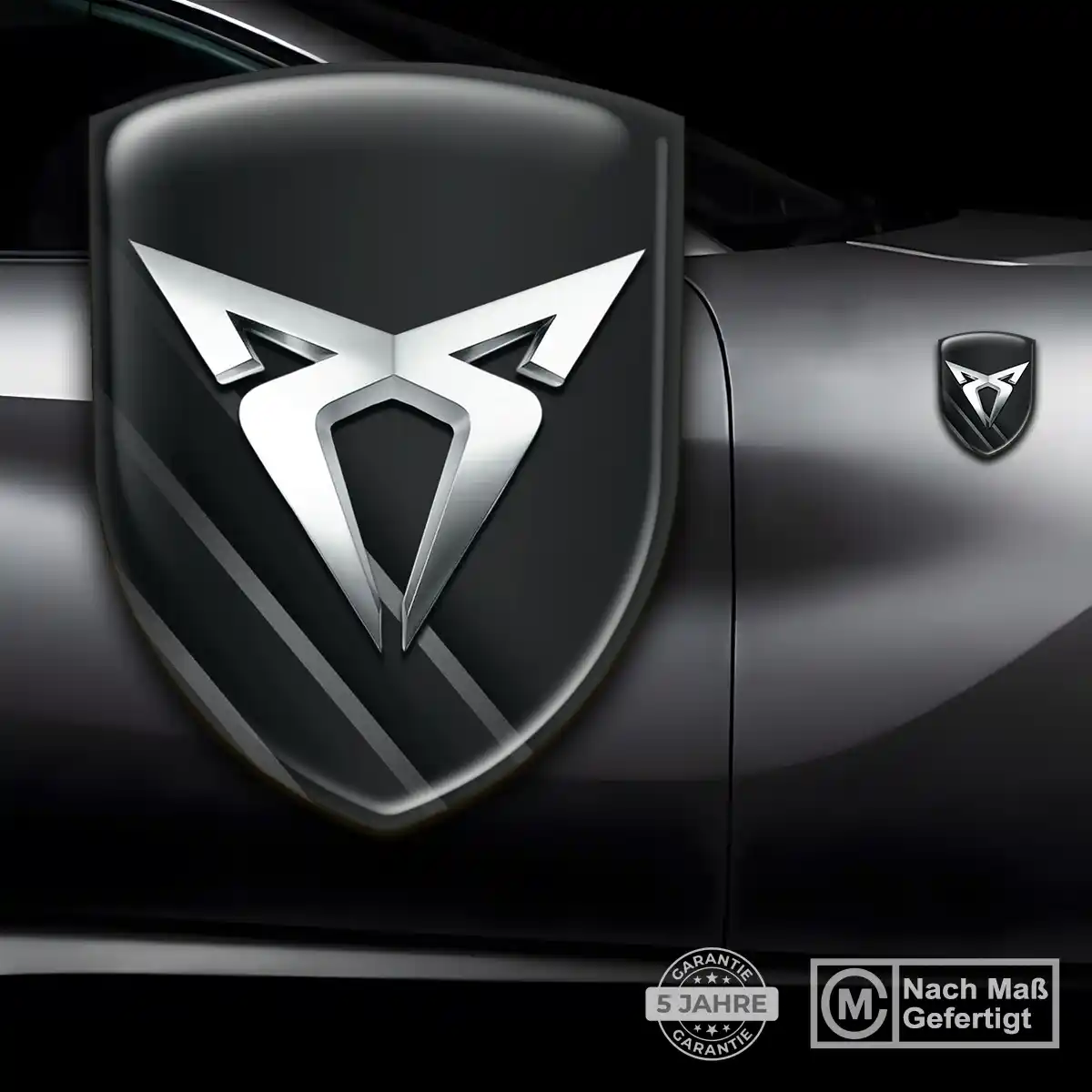 Cupra Aufkleber Embleme Silikon Auto Stilvolles Design