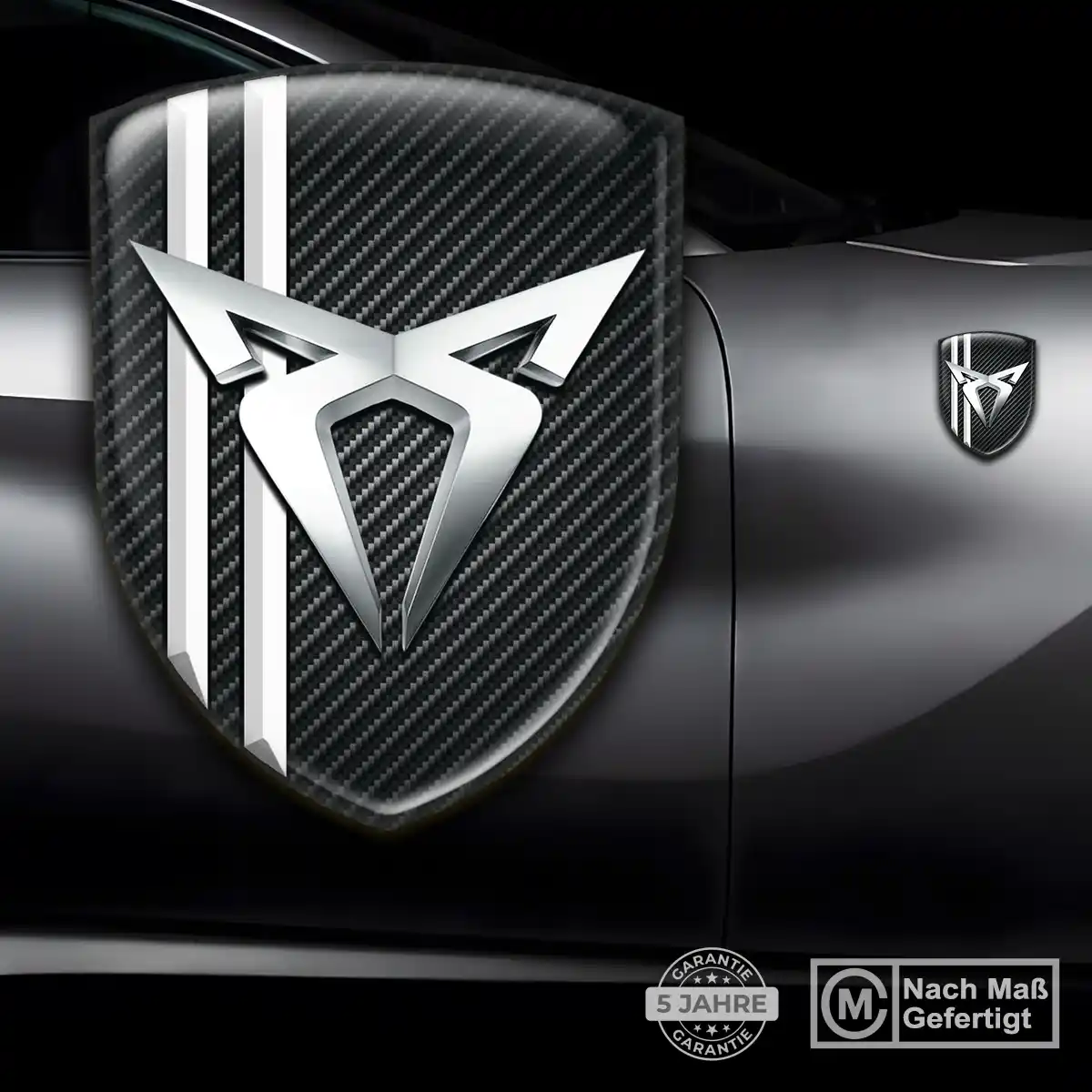 Cupra Aufkleber Embleme Silikon Limitierte Auflage