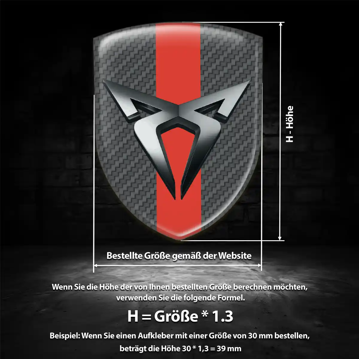 Cupra Aufkleber Embleme Silikon Stilvolles Design