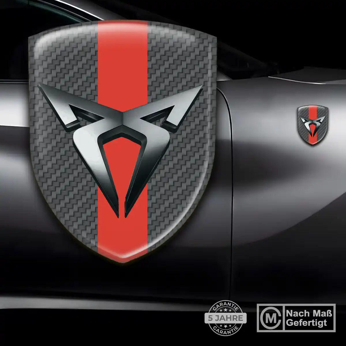 Cupra Aufkleber Embleme Silikon Stilvolles Design