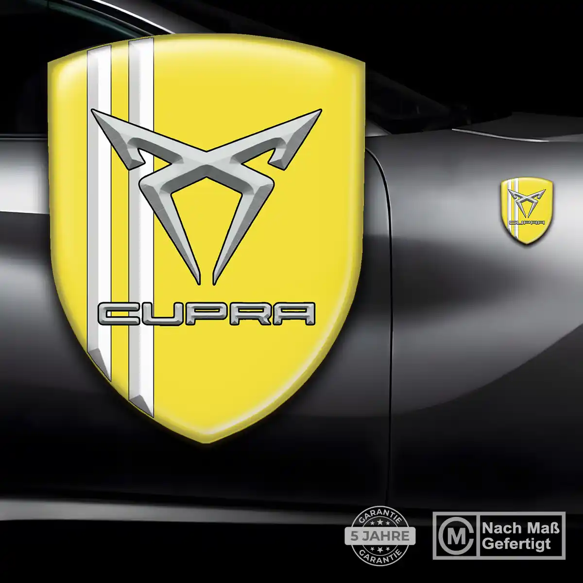 Cupra Aufkleber Silikon Embleme Auto Premium-Edition