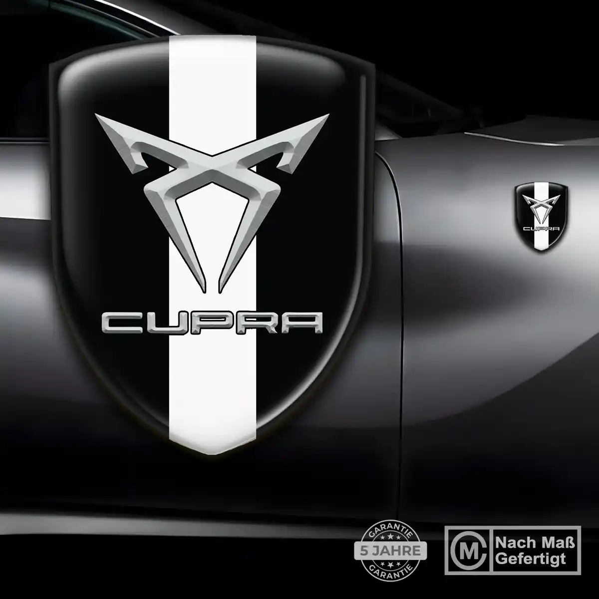 Cupra Aufkleber Silikon Embleme Auto Stilvolles Design