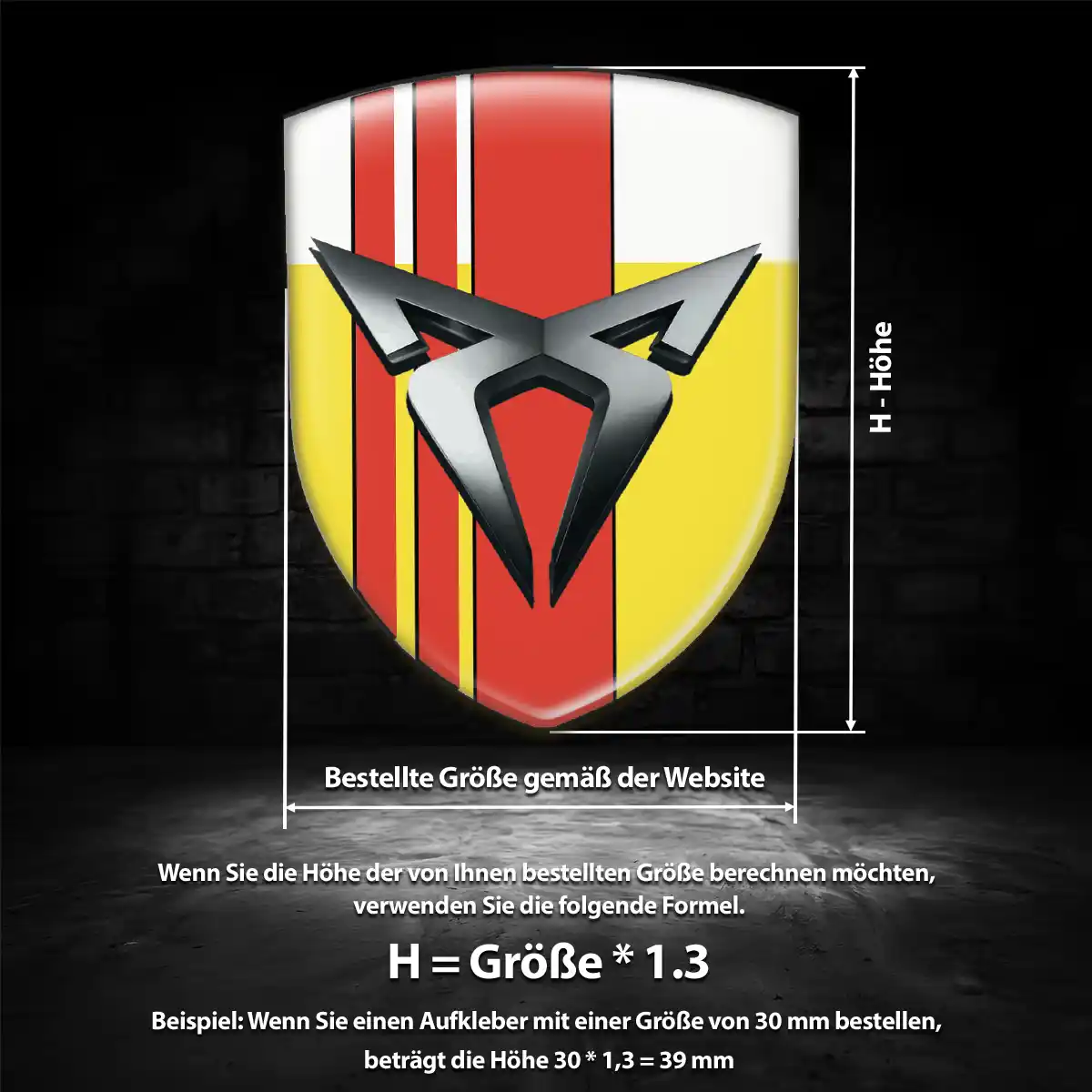 Cupra Aufkleber Silikon Embleme Limitierte Auflage