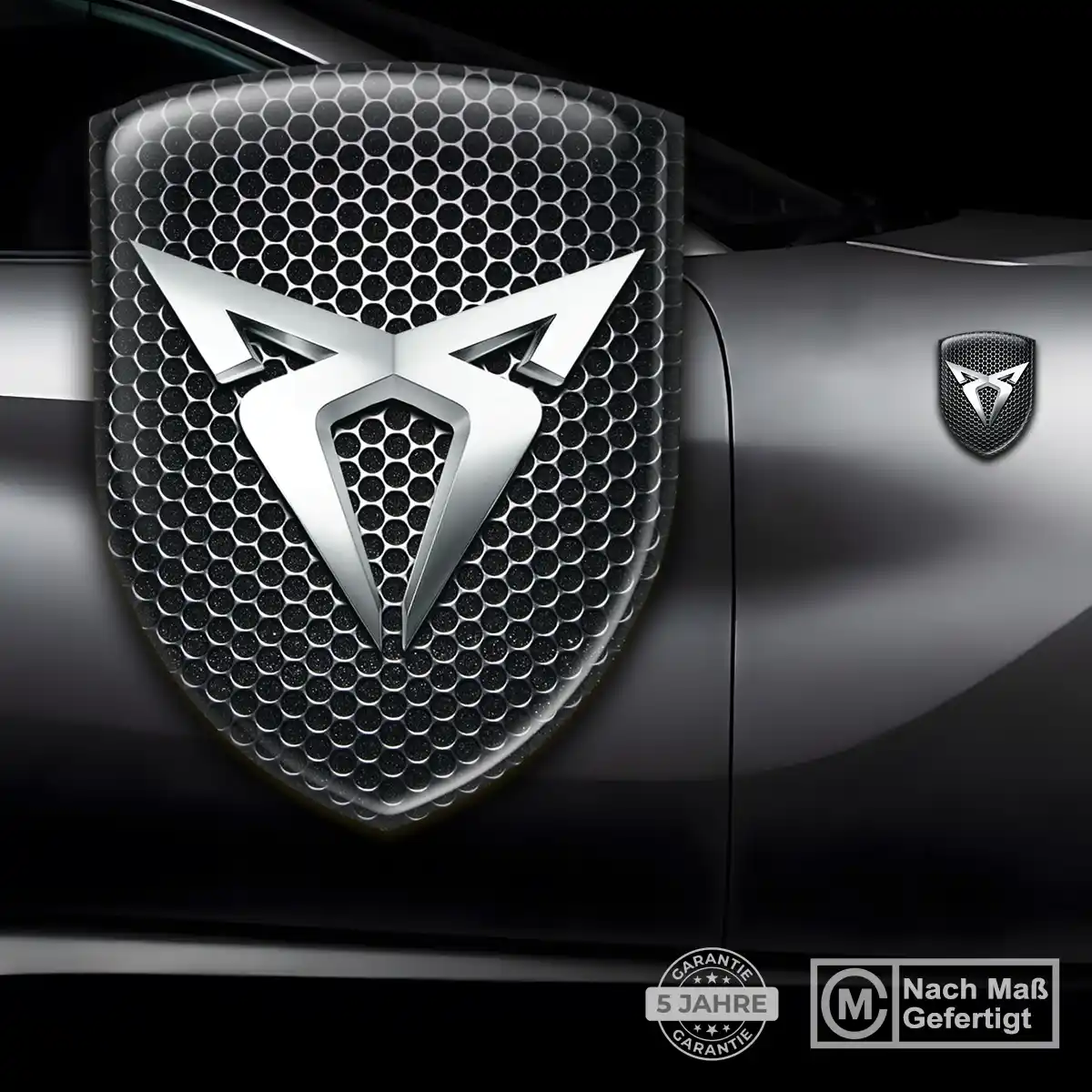Cupra Aufkleber Wappen Auto Premium-Edition