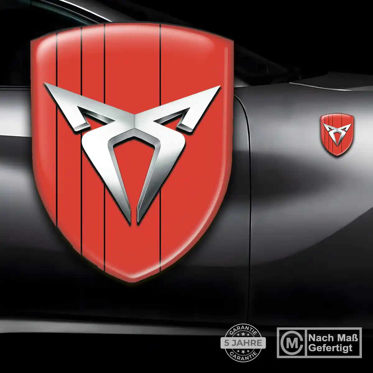 Cupra Aufkleber Wappen Auto Premiumqualität