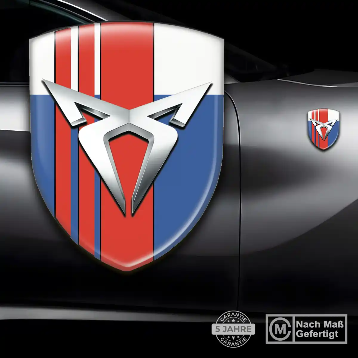 Cupra Aufkleber Wappen Auto Stilvolles Design