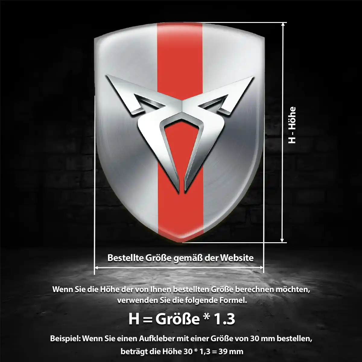Cupra Aufkleber Wappen Emblem Auto Limitierte Auflage