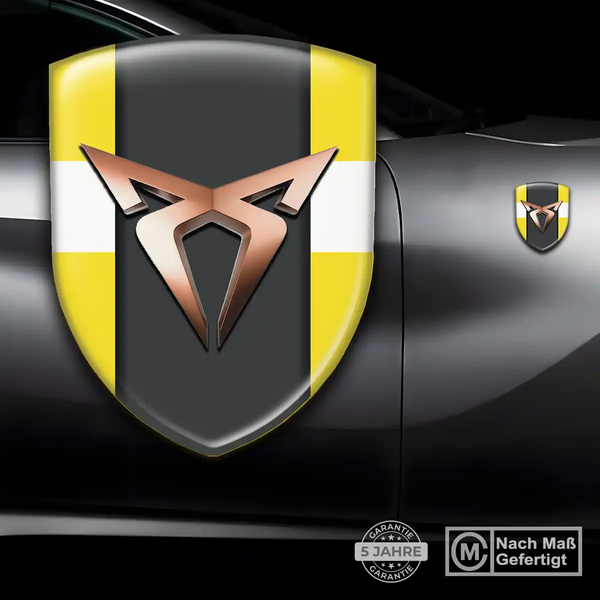 Cupra Aufkleber Wappen Emblem Auto Premiumqualität