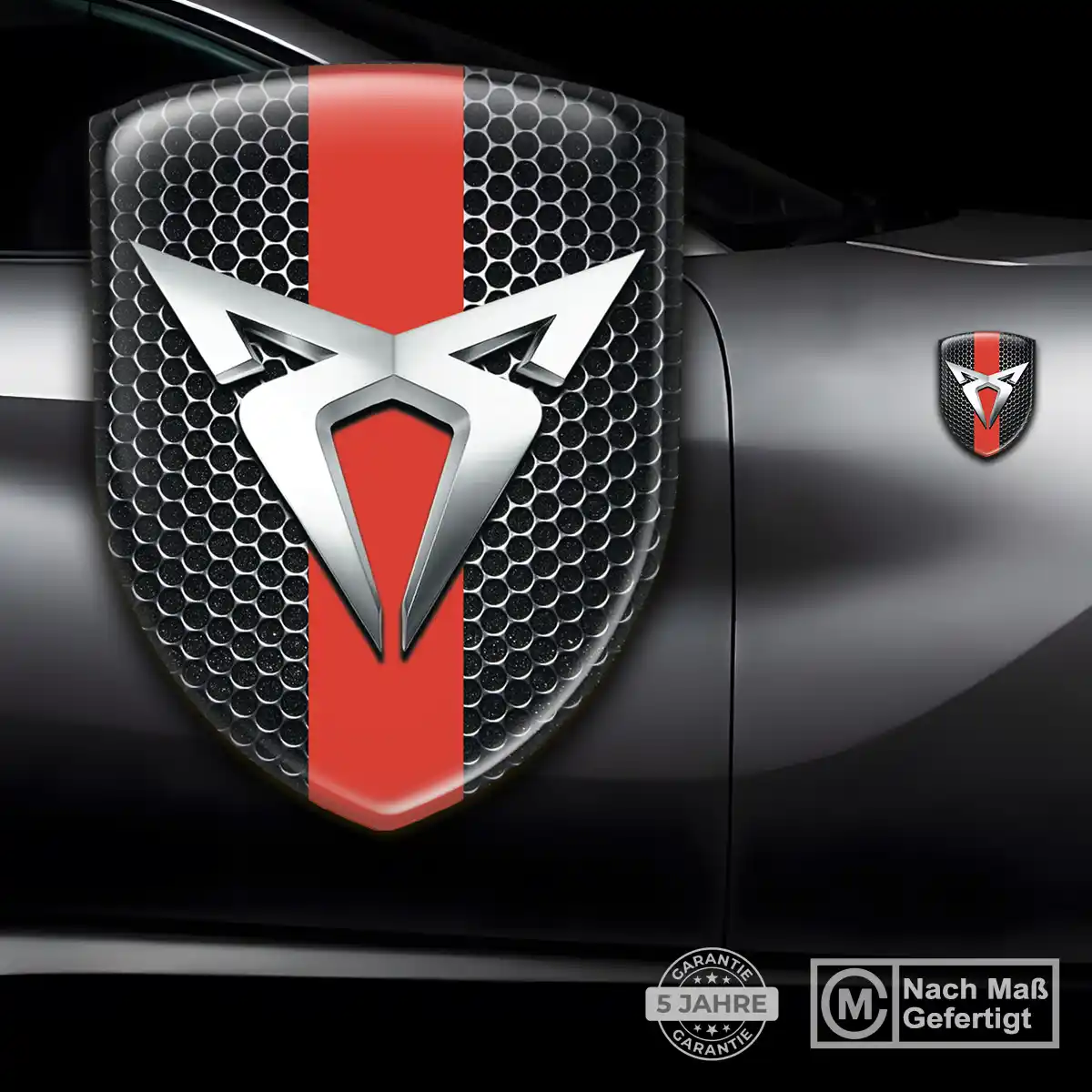Cupra Aufkleber Wappen Emblem Auto Stilvolles Design