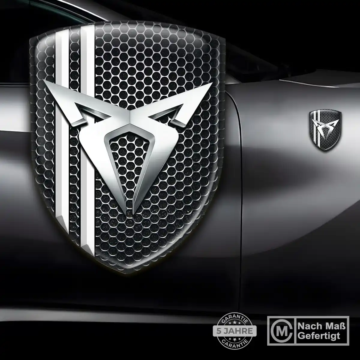 Cupra Aufkleber Wappen Emblem Premiumqualität