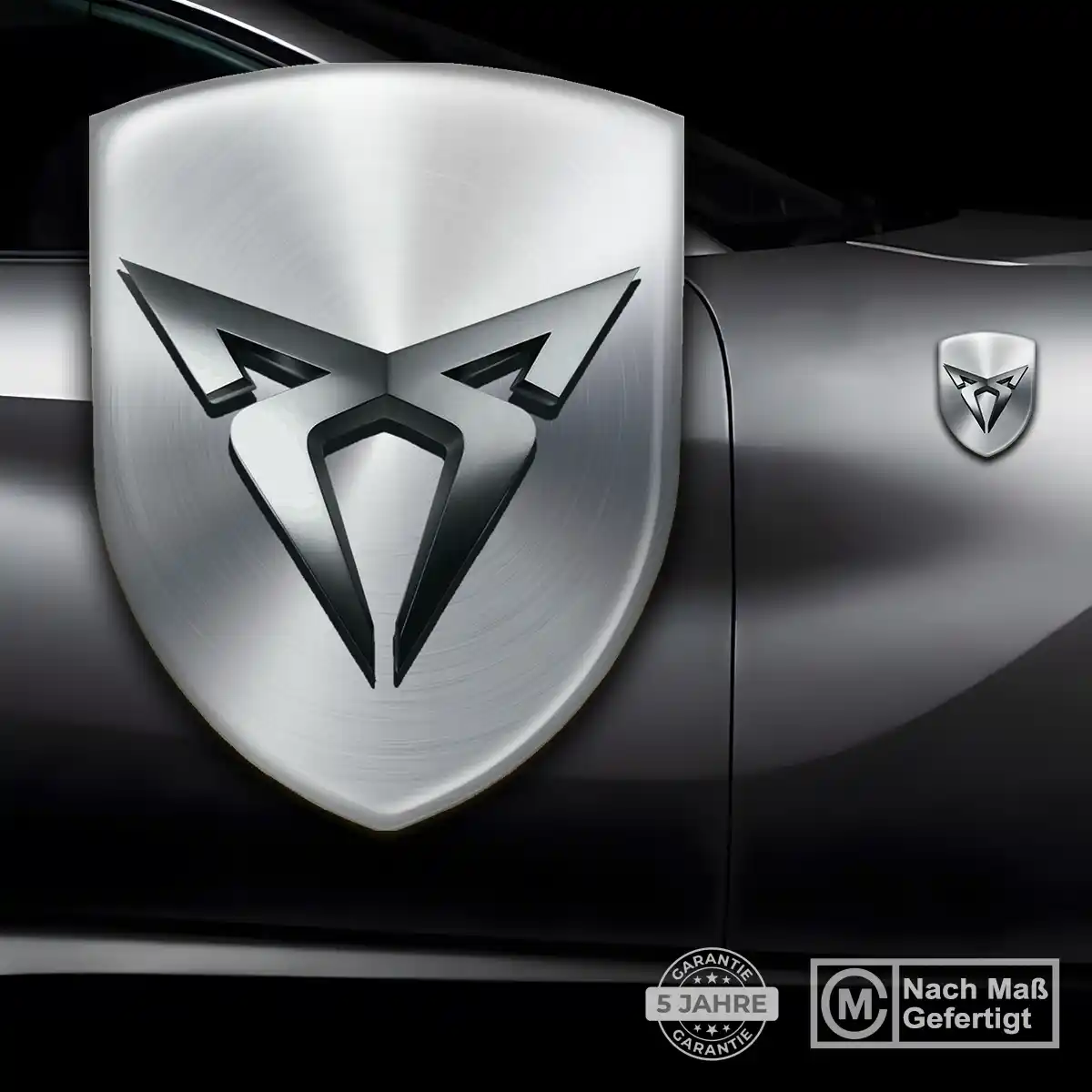 Cupra Aufkleber Wappen Emblem Stilvolles Design