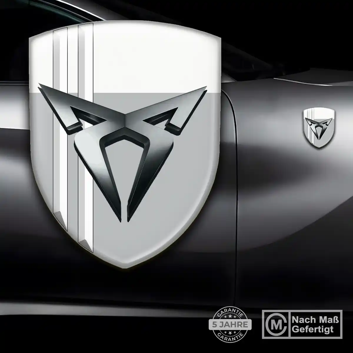 Cupra Aufkleber Wappen Luxus-Edition