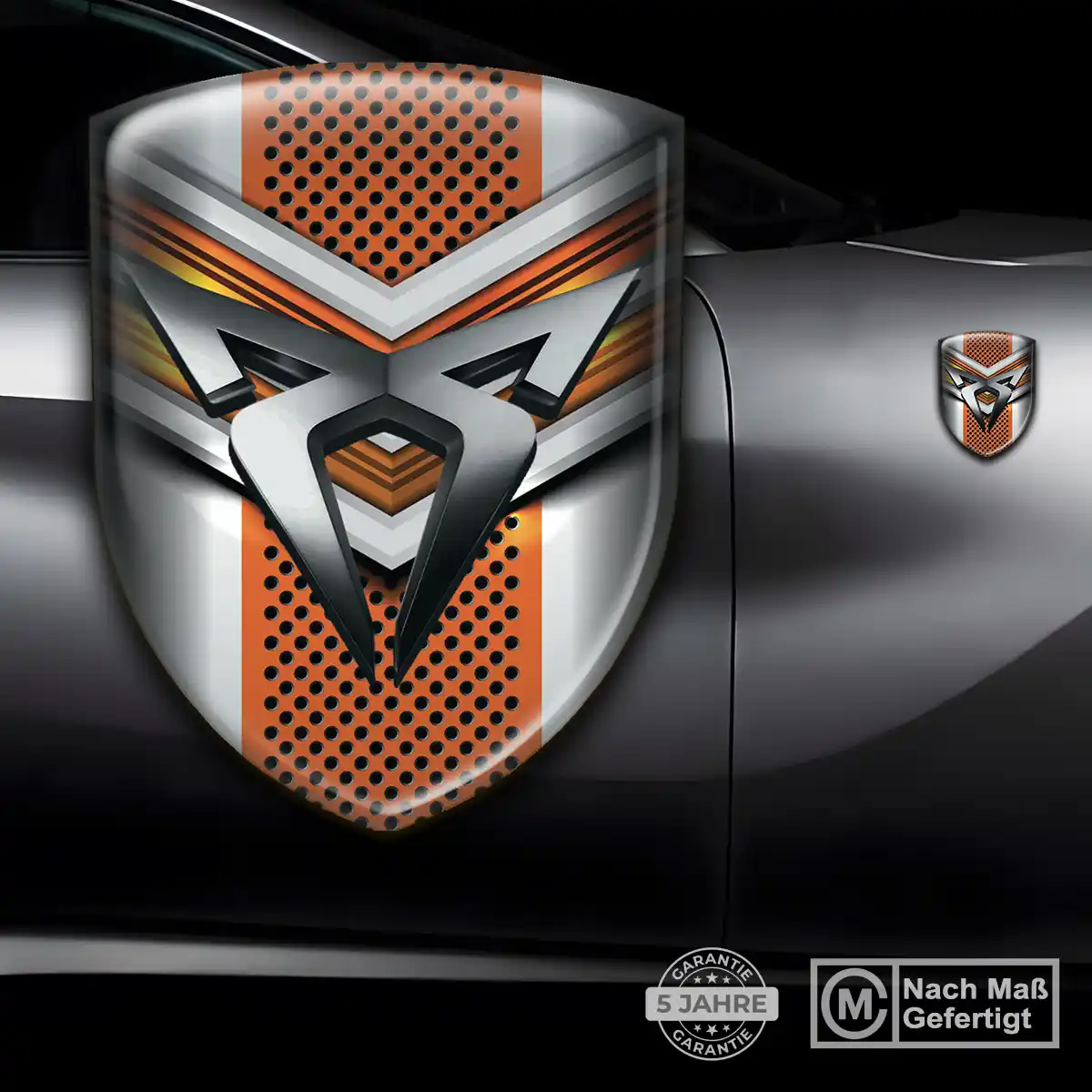 Cupra Aufkleber Wappen Premium-Edition