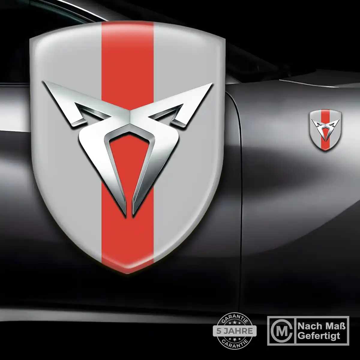 Cupra Aufkleber Wappen Premiumqualität