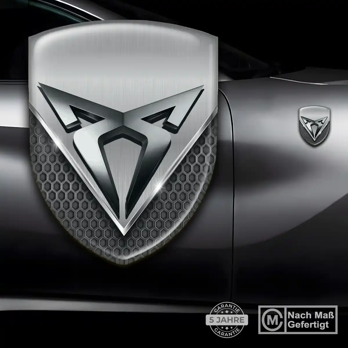 Cupra Emblem Aufkleber Wappen Auto Hohe Qualität