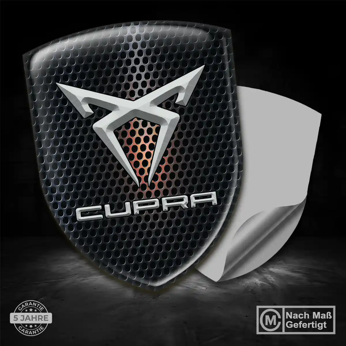Cupra Emblem Aufkleber Wappen Auto Premium-Edition