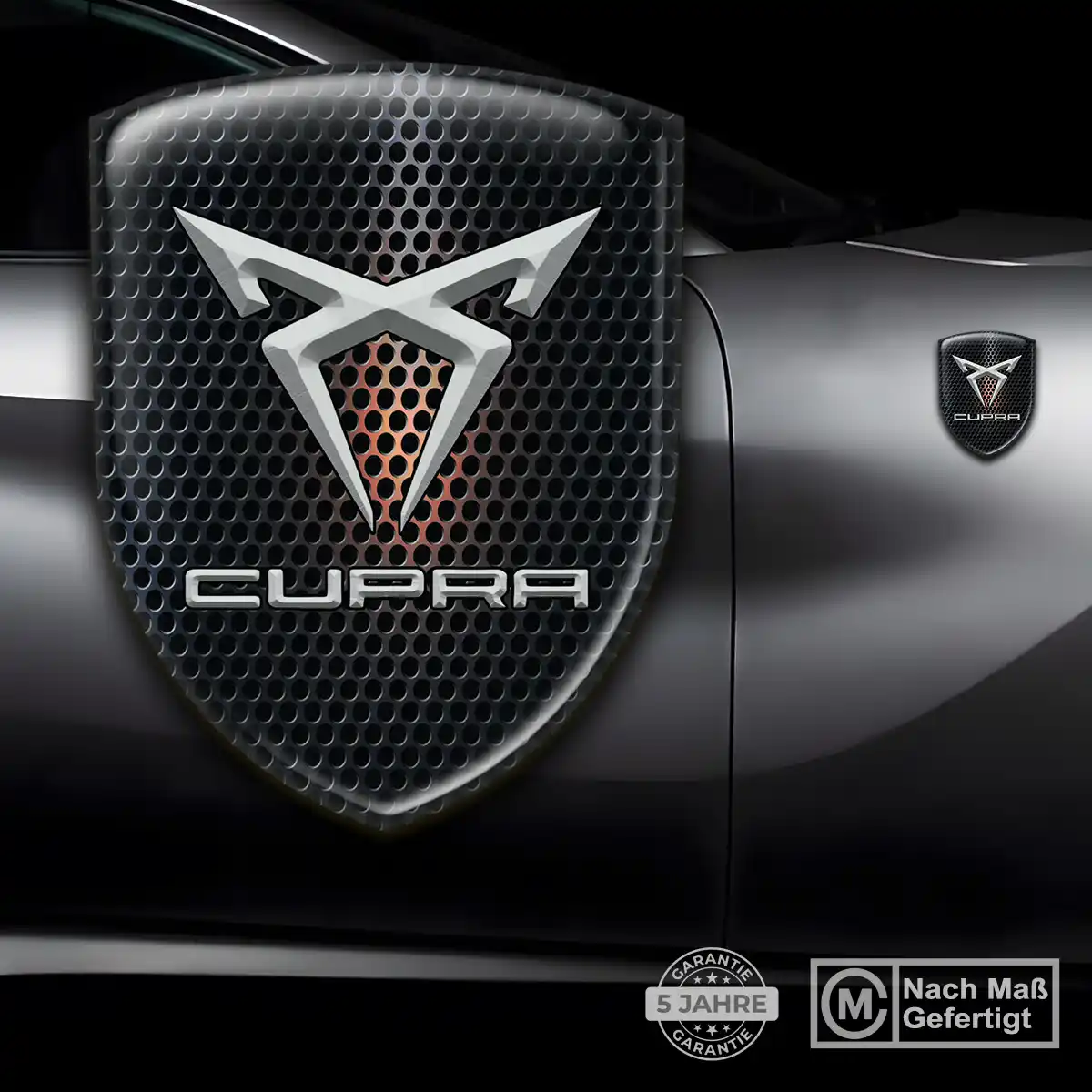 Cupra Emblem Aufkleber Wappen Auto Premium-Edition