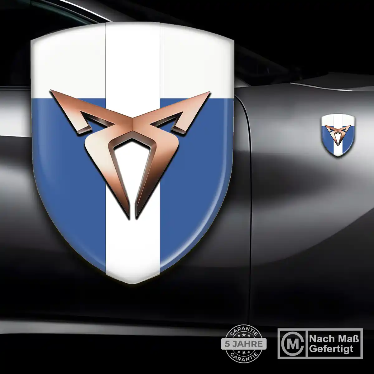Cupra Emblem Aufkleber Wappen Auto Premiumqualität