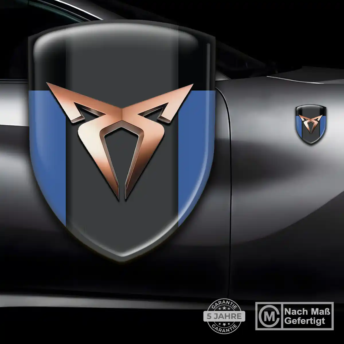 Cupra Emblem Aufkleber Wappen Auto Stilvolles Design