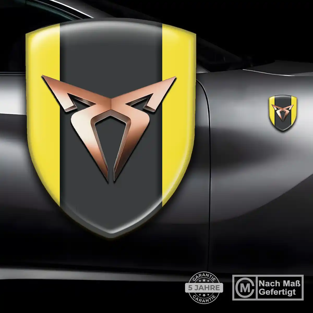 Cupra Emblem Aufkleber Wappen Stilvolles Design