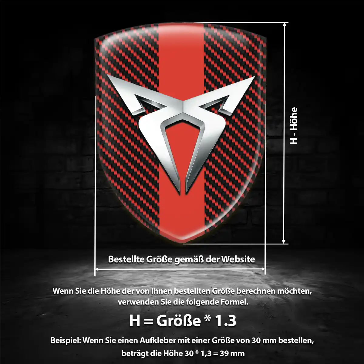 Cupra Emblem Auto Limitierte Auflage