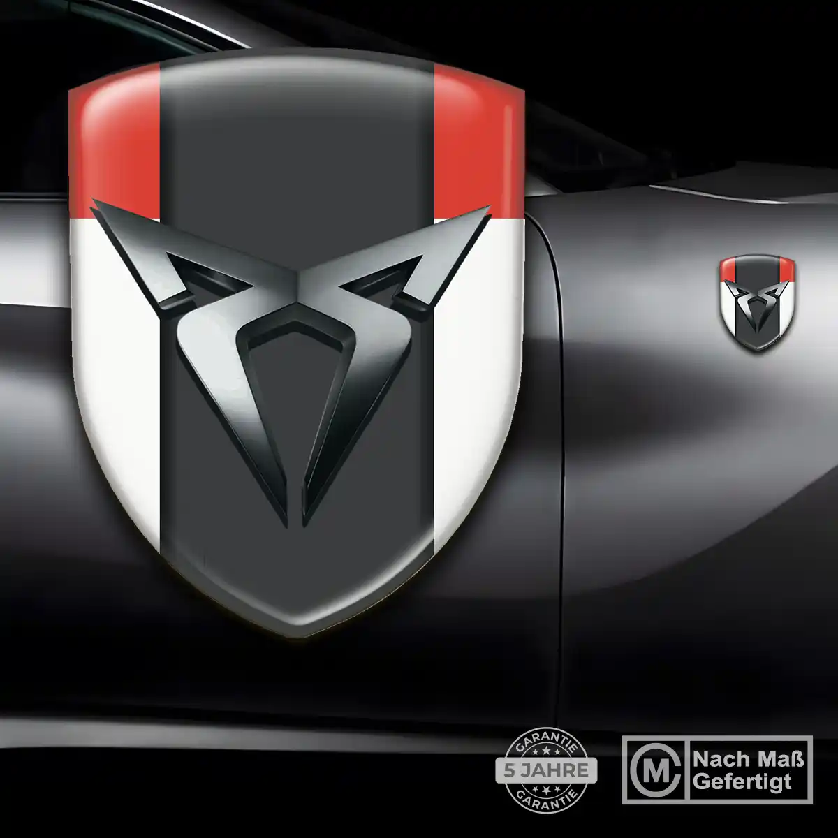 Cupra Emblem Auto Stilvolles Design