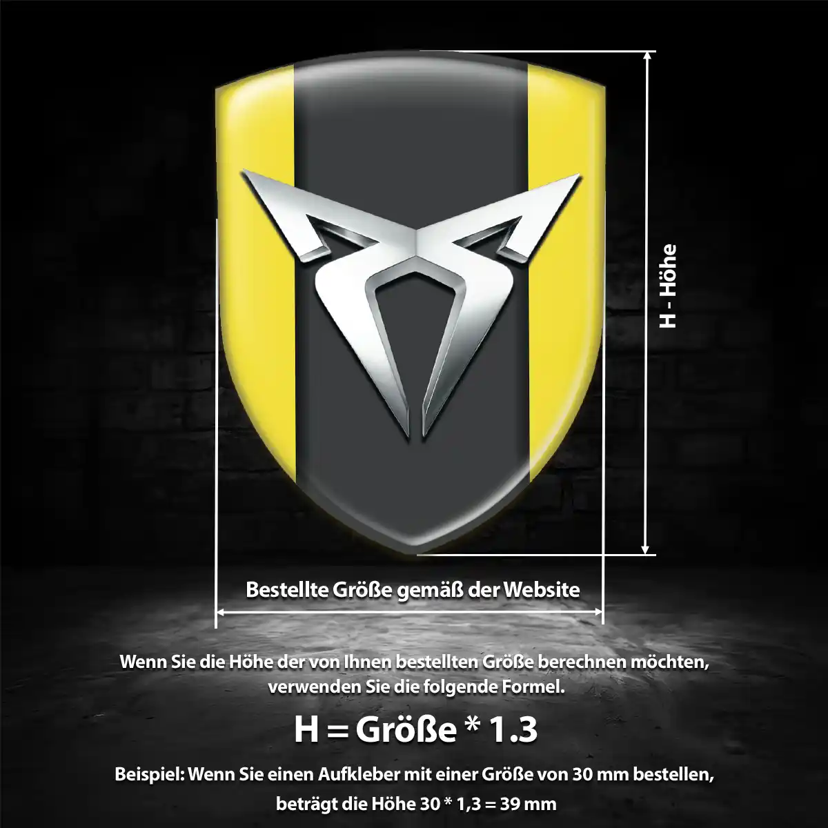 Cupra Emblem Premiumqualität