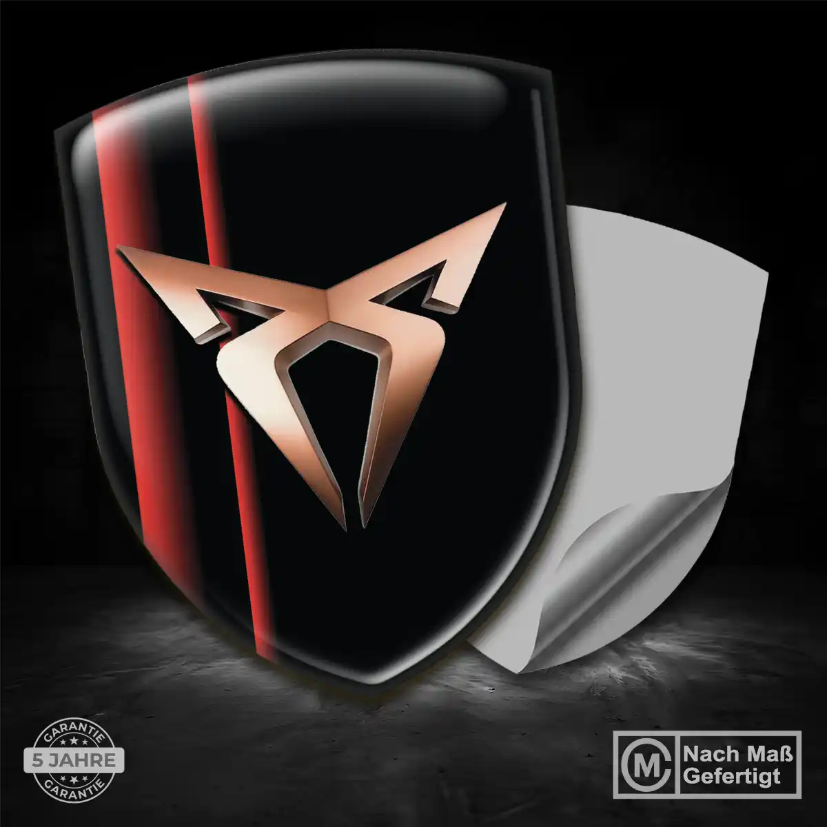 Cupra Emblem Wappen Aufkleber Auto Premium-Edition