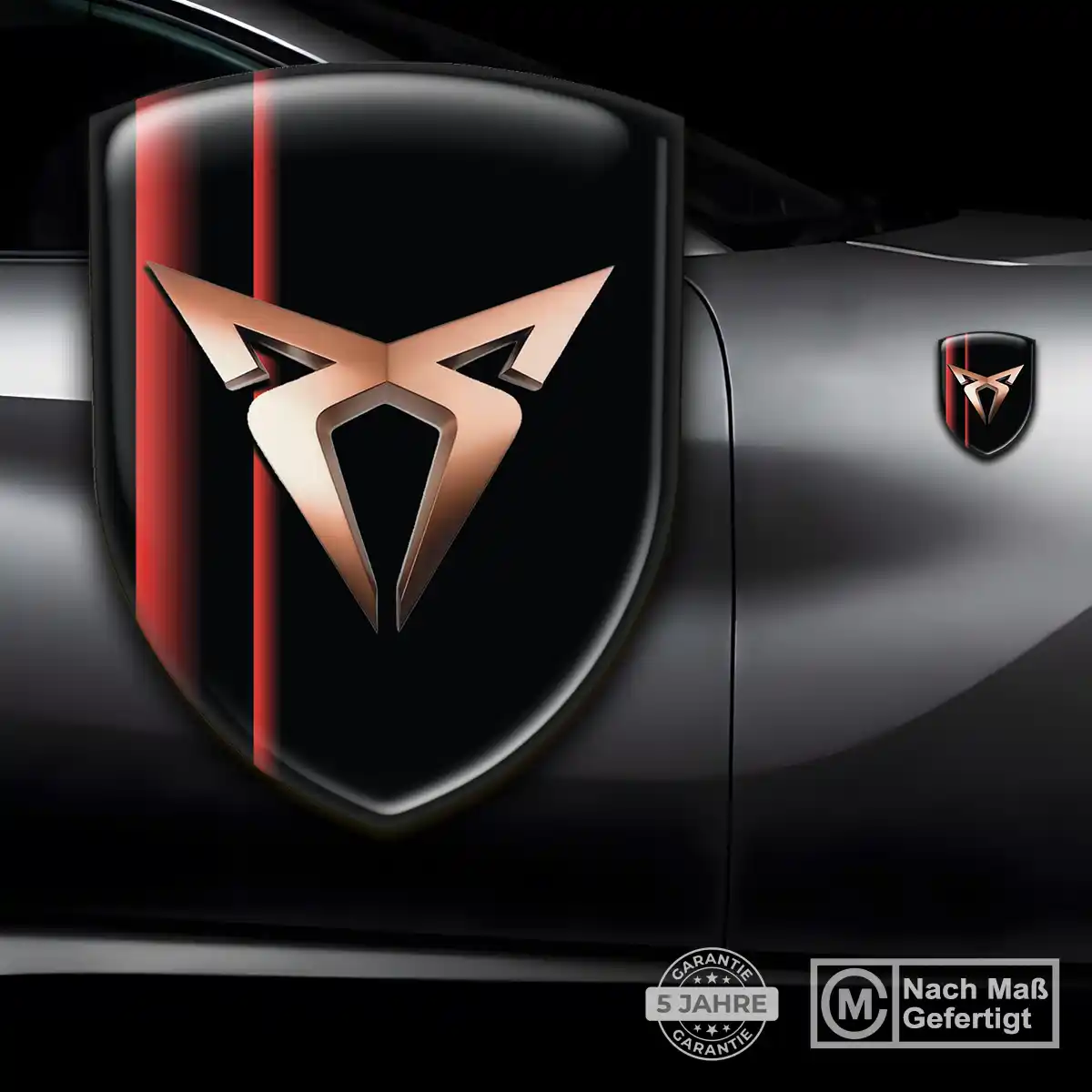 Cupra Emblem Wappen Aufkleber Auto Premium-Edition