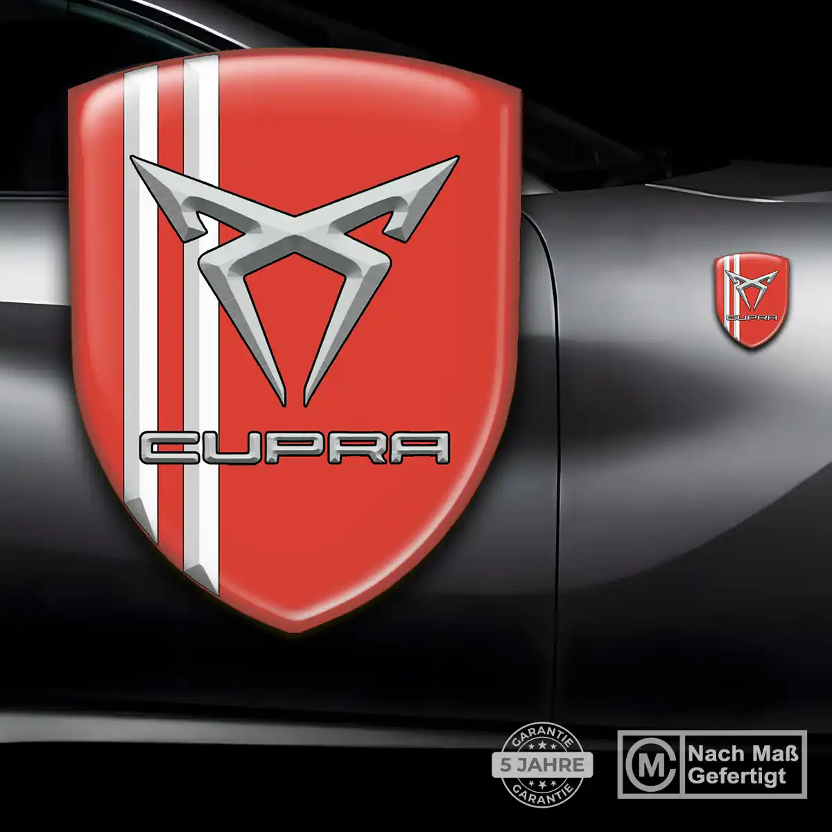 Cupra Emblem Wappen Aufkleber Hohe Qualität