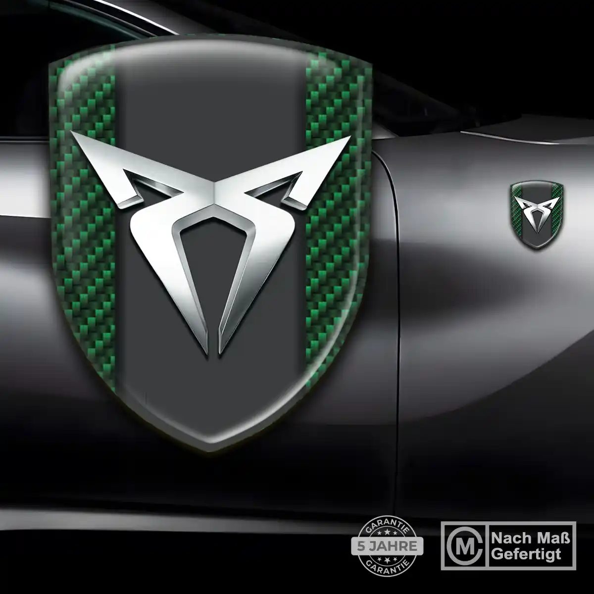 Cupra Emblem Wappen Aufkleber Premium-Edition