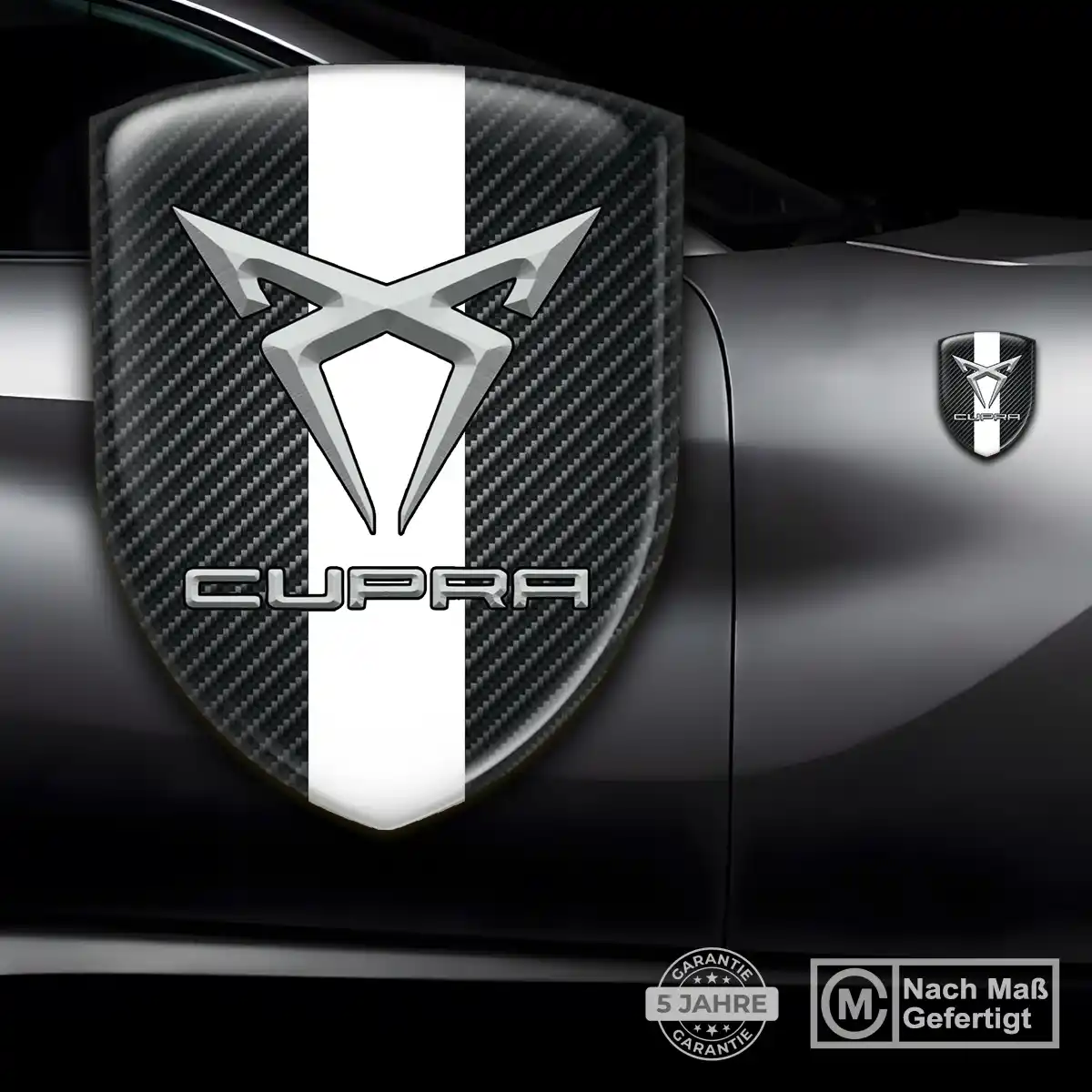Cupra Emblem Wappen Auto Premium-Edition