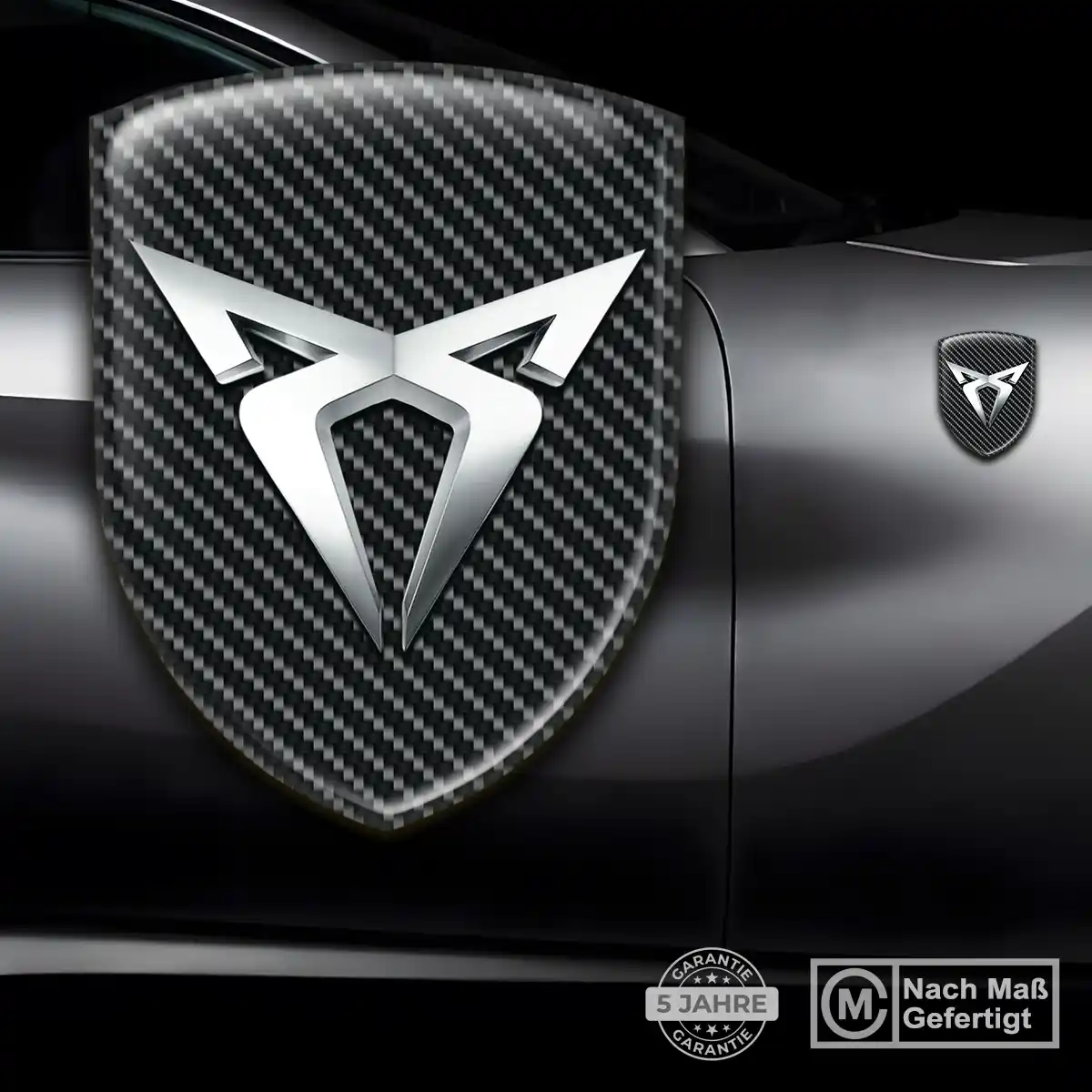 Cupra Emblem Wappen Auto Stilvolles Design